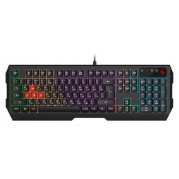 Клавиатура A4Tech B135N черный USB for gamer LED (подставка для запястий) кабель 1.8м