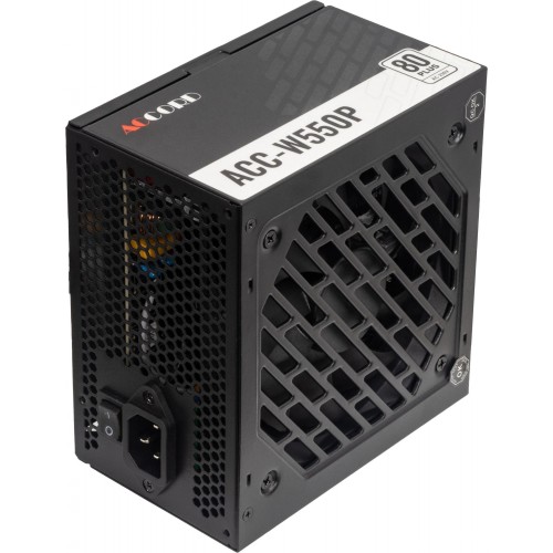 Блок питания Accord ATX 550W ACC-W550P 80 PLUS WHITE (20+4pin) 120mm fan 6xSATA [ACC-W550P]