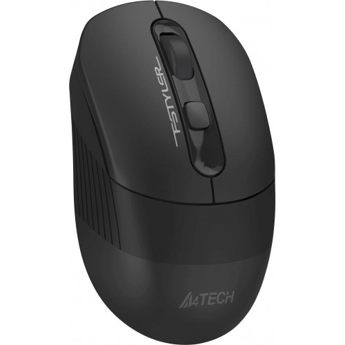 Купить беспроводную оптическую мышь A4Tech Fstyler FB10CS черного цвета с 2000dpi и 4 кнопками – идеальный выбор для работы и игр.