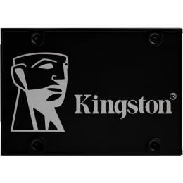 Твердотельный накопитель/ Kingston SSD KC600, 2048GB, 2.5" 7mm, SATA3, 3D TLC, R/W 550/520MB/s, IOPs 90 000/80 000, DRAM buffer 2048MB, TBW 1200, DWPD 0.32 (12 мес)
