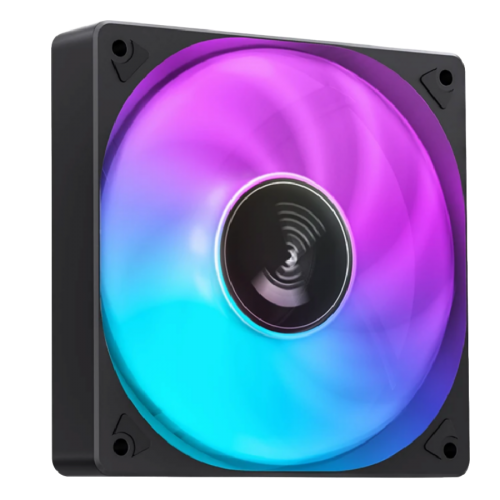 Кулер для корпуса/ Case Cooler JONSBO SL-120C (120x120x25mm, 4-pin PWM, FRGB, 59.48CFM, 32.0dBA, 1500RPM, Black) JONSBO