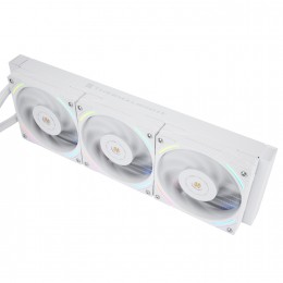 Система жидкостного охлаждения/ Water Cooling System Thermalright Frozen Vision 360 V2 (360mm, LED, White, ARGB/ Fans: 3x120mm, 69CFM, 27dBA, 2150RPM/ Pump height 60mm, 23dBA, 3000RPM, Rad thickness 27mm/ S: 1700, 1200, 1851, 115X, 2011, 2066, AM5, AM4)