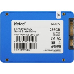 Накопитель SSD Netac SATA-III 256GB NT01N600S-256G-S3X N600S 2.5"