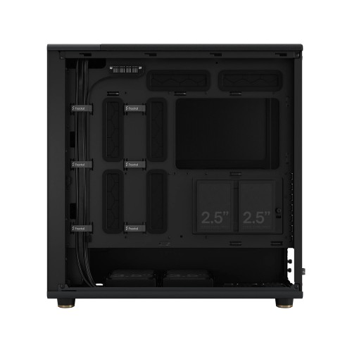 Купите Корпус Fractal Design North XL: Full-Tower с 3 вентиляторами, USB 3.2 Type-C и деревянной панелью в Charcoal Black