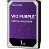Жесткий диск/ HDD WD SATA3 1Tb Purple Video IntelliPower 64Mb 1 year warranty WD