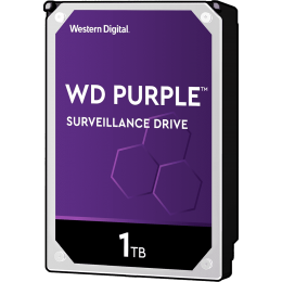 Жесткий диск/ HDD WD SATA3 1Tb Purple Video IntelliPower 64Mb 1 year warranty