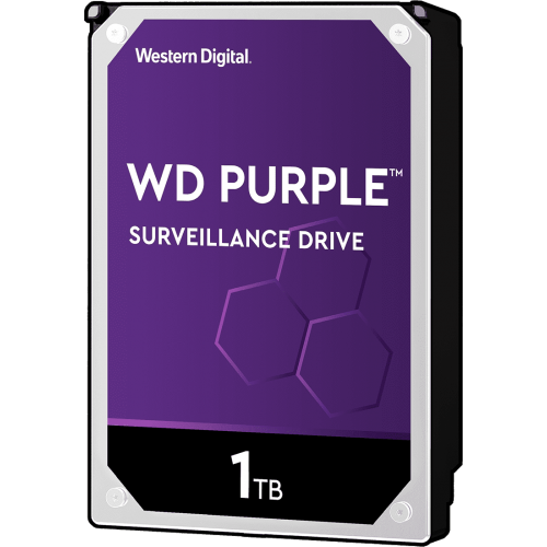 Жесткий диск/ HDD WD SATA3 1Tb Purple Video IntelliPower 64Mb 1 year warranty WD