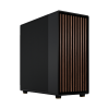 Купите Корпус Fractal Design North XL: Full-Tower с 3 вентиляторами, USB 3.2 Type-C и деревянной панелью в Charcoal Black