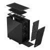 Корпус ПК без блока питания/ Case Fractal Design Meshify 2 Compact TG Dark Tint, Midi-Tower, 2x140mm + 1x120mm, 2xUSB-A 3.2 + 1xUSB 3.2 Type-C ATX, mATX, mITX Black Fractal Design