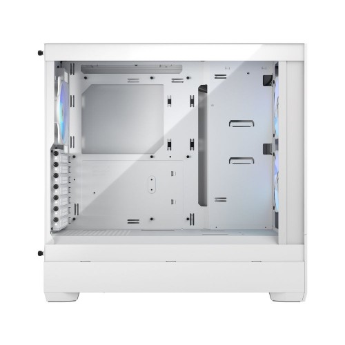 Корпус ПК без блока питания/ Case Fractal Design Pop Air RGB TG Clear Tint, Midi-Tower, 3x120mm RGB, 2xUSB-A 3.2 ATX, mATX, mITX White Fractal Design