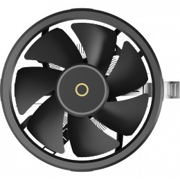Кулер для процессора/ CPU Cooler Ocypus Beta A10 BK (75W, 3-pin, 67mm, Al, 1x124mm, 40CFM, 29.5dBA, 2000RPM, S: 1851/1700/115X/1200, AM5/AM4, black)