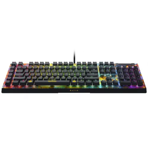 Игровая клавиатура Razer BlackWidow V4 X (Green Switch) - Pokemon Kanto Starters Edition с US Layout