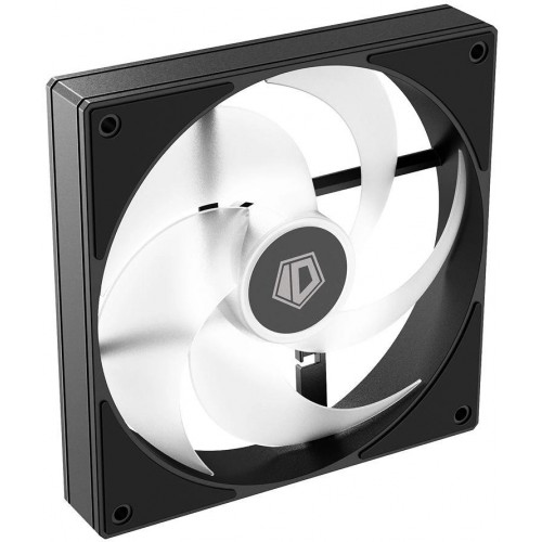 Вентилятор ID-Cooling AS-140-ARGB-K 140мм с ARGB подсветкой, 4-pin, 24.9дБ - Черный корпус