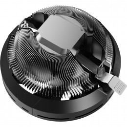 Кулер для процессора/ CPU Cooler Ocypus Beta A10 BK (75W, 3-pin, 67mm, Al, 1x124mm, 40CFM, 29.5dBA, 2000RPM, S: 1851/1700/115X/1200, AM5/AM4, black)