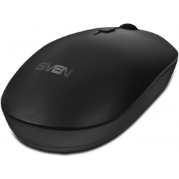Беспроводная мышь SVEN RX-222W чёрная (BT, 2.4GHz, АКБ, 3+1кл. 1200-1800DPI, кор.)