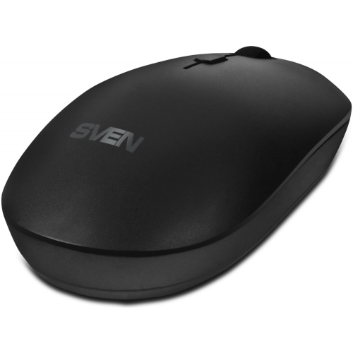 Беспроводная мышь SVEN RX-222W чёрная (BT, 2.4GHz, АКБ, 3+1кл. 1200-1800DPI, кор.) Sven