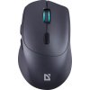 Defender Беспроводная оптическая мышь Effect X MS-095 черный,6D,800-1600dpi,бесшумн Defender