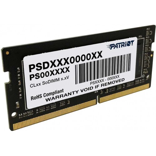 Купить оперативную память DDR4 16GB 2666MHz Patriot PSD416G266681S для ноутбуков - SO-DIMM 260-pin, CL19, 1.2В