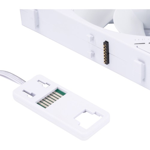 Кулер для корпуса/ Case Cooler Thermalright TL-M12QRW Reverse (124x120x25mm, 4-pin PWM, ARGB, 47.6CFM, 23.2dBA, 1500RPM, White) Thermalright