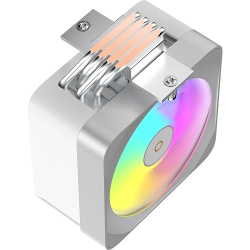Кулер для процессора Ocypus Delta A40 EX WH Digital: Эффективное охлаждение до 200W с ARGB и 120мм вентилятором
