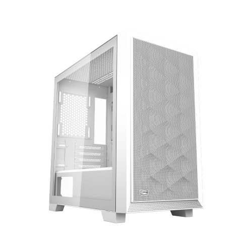 Корпус без блока питания/ Case PCCooler C3D310 WH, Mini-Tower, TG, Mesh, no fans, 2xUSB-A 3.0, mATX, mITX White PcCooler
