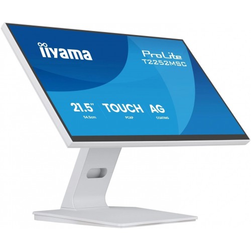 Монитор Iiyama 21.5" ProLite T2252MSC-W2AG белый IPS LED 5ms 16:9 HDMI M/M матовая 250cd 178гр/178гр 1920x1080 60Hz DP FHD USB Touch 4.5кг