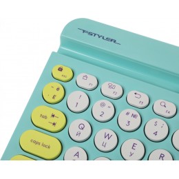 Клавиатура A4Tech FBK30 зеленый USB беспроводная BT/Radio slim Multimedia (FBK30 AVOCADO)
