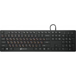 Клавиатура Оклик 520M2U черный/черный USB slim Multimedia (1061587) кабель 1.6м