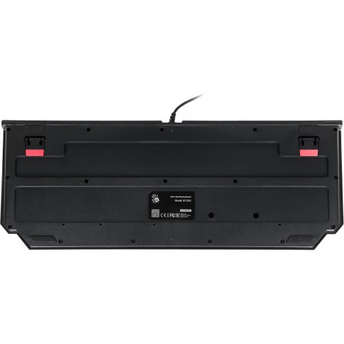 Клавиатура A4Tech B120N USB с LED-подсветкой для геймеров, черная, 1.8 м кабель