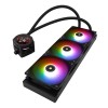 Система жидкостного охлаждения/ Water Cooling System Thermalright Core Vision 360 (360mm, LED, Black, ARGB/ Fans: 3x120mm, 72.37CFM, 27.7dBA, 2000RPM/ Pump height 66mm, Rad thickness 27mm/ S: 1700, 1200, 1851, 115X, 2011, 2066, AM5, AM4) Thermalright