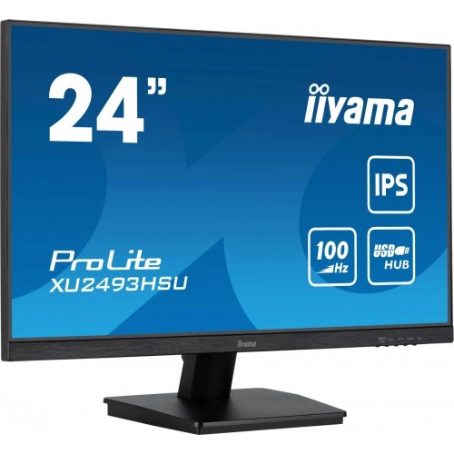 Монитор Iiyama 23.8" ProLite XU2493HSU-B7 черный IPS LED 1ms 16:9 HDMI M/M матовая 1300:1 300cd 178гр/178гр 1920x1080 100Hz DP FHD USB 3кг