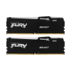 Купить оперативную память Kingston 16GB DDR5 6000MT/s CL30 DIMM (2 шт) FURY Beast RGB EXPO – максимальная производительность для игр и работы