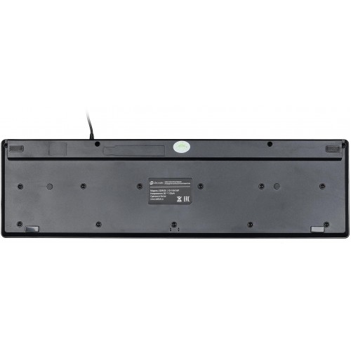 Клавиатура Оклик 520M2U USB Slim Multimedia черная с кабелем 1.6м - идеальный выбор для комфортной работы и игр