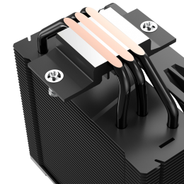 Кулер для процессора/ CPU Cooler PCCooler PALADIN EX300S (125W, 4-pin PWM, 157mm, Al/Cu, 3x6mm, FRGB, 1x120mm, 73.6CFM, 28.6dBA, 1800RPM, S: 1851/1700/1200/115X, AM5/AM4, black)