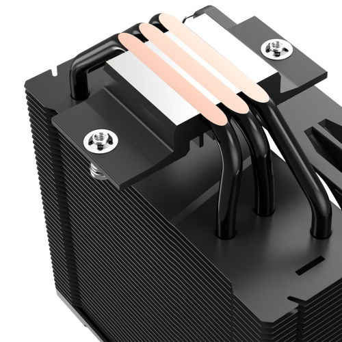 Кулер для процессора/ CPU Cooler PCCooler PALADIN EX300S (125W, 4-pin PWM, 157mm, Al/Cu, 3x6mm, FRGB, 1x120mm, 73.6CFM, 28.6dBA, 1800RPM, S: 1851/1700/1200/115X, AM5/AM4, black)