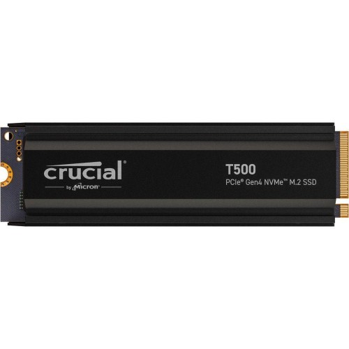 Твердотельный накопитель Crucial T500 1TB PCIe Gen4 NVMe M.2 SSD with heatsink CT1000T500SSD5