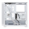 Корпус без блока питания/ Case HSPD M740, Mesh Mid Tower, White, TG, 0.6 SPCC, no fans, E-ATX, ATX, mATX, mITX, 170/400/200mm, 4x2.5", 2x3.5", 7xPCI, 1xUSB-A 3.0, 1xUSB-C 3.0, 460x218x450mm HSPD
