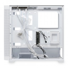Корпус без блока питания/ Case HSPD M740, Mesh Mid Tower, White, TG, 0.6 SPCC, no fans, E-ATX, ATX, mATX, mITX, 170/400/200mm, 4x2.5", 2x3.5", 7xPCI, 1xUSB-A 3.0, 1xUSB-C 3.0, 460x218x450mm