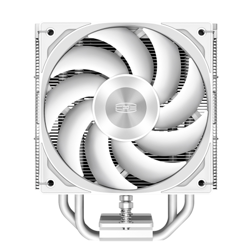 Кулер для процессора/ CPU Cooler PCCooler RZ400 V2 WH (230W, 4-pin PWM, 155mm, Al/Cu, 4x6mm, 1x120mm, 86.73CFM, 32dBA, 2200RPM, S: 1851/1700/1200/115X, AM5/AM4, black) PcCooler