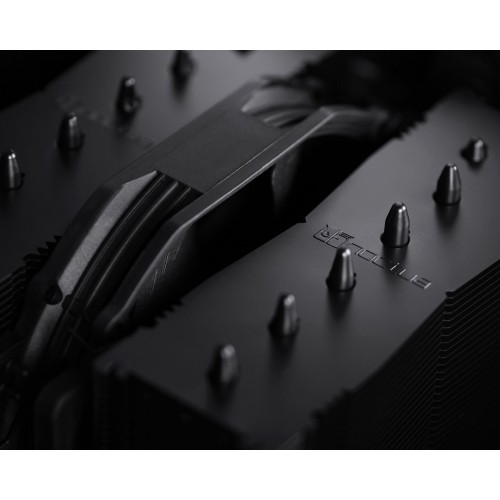 Кулер для процессора/ CPU Cooler Noctua NH-D15S chromax.black (167W, 4-pin PWM, 160mm, Al/Cu, 6x6mm, 1x150x140x25mm, 82.5CFM, 24.6dBA, 1500RPM, S: 1851/1700/1200/115X, AM5/AM4, Black)