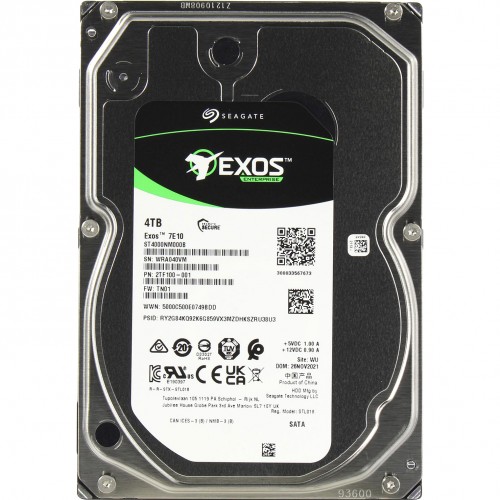 Жесткий диск/ RECERTIFIED HDD Seagate Exos 7E10 SATA 4Tb 7200 6Gb/s 256Mb 1 year warranty (replacement ST4000NM0035, MG04ACA400N, MG08ADA400E, HUS726T4TALE6L4, MG04ACA400E, ST4000NM024B) RECERTIFIED