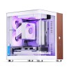 Корпус без блока питания/ Case JONSBO TK-0 White, Desktop SFF, TG, no fan, 1xUSB-A 3.2 + 1xUSB-C 3.2, SFX PSU Support, mITX White JONSBO