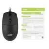Мышь компьютерная/ Проводная мышь Acer OMW126 оптическая (1000dpi) USB (2but) black Acer