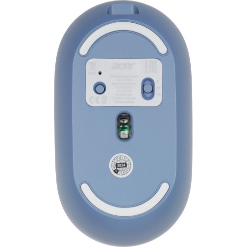 Мышь Acer OMR301 синий оптическая 1600dpi беспров. BT/Radio USB 4but (ZL.MCECC.01S)