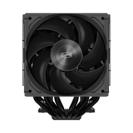 Кулер для процессора/ CPU Cooler PCCooler RZ620Pro TC BK (265W, 4-pin PWM, 160mm, Al/Cu, 6x6mm, 2x120mm, 80CFM, 36.2dBA, 2400RPM, S: 1851/1700/1200/115X, AM5/AM4, black)