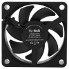 Кулер для корпуса/ Case Cooler Thermalright TL-B6B (60x60x25mm, 4-pin PWM, 16.17CFM, 20.17dBA, 3200RPM, Black)