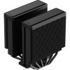 Кулер для процессора Ocypus Delta A62 BK ARGB: мощность 260W, 4-pin PWM, 2 вентиляторов 120mm, совместимость с AM5/AM4, черный дизайн
