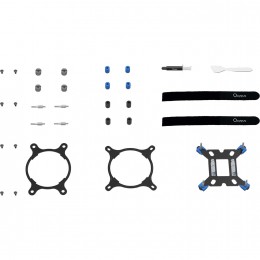 Система жидкостного охлаждения/ Water Cooling System Ocypus Delta L36 BK ARGB V2 (300W, 360mm, Black, ARGB, Fans: 3x120mm, 73CFM, 2000RPM/ Pump height 60mm, 27dBA, 2650RPM, Rad thickness 27mm/ S: 1851, 1700, 1200, 115X, AM5, AM4)