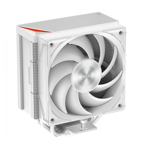 Кулер для процессора/ CPU Cooler PCCooler RZ400 V2 WH (230W, 4-pin PWM, 155mm, Al/Cu, 4x6mm, 1x120mm, 86.73CFM, 32dBA, 2200RPM, S: 1851/1700/1200/115X, AM5/AM4, black) PcCooler