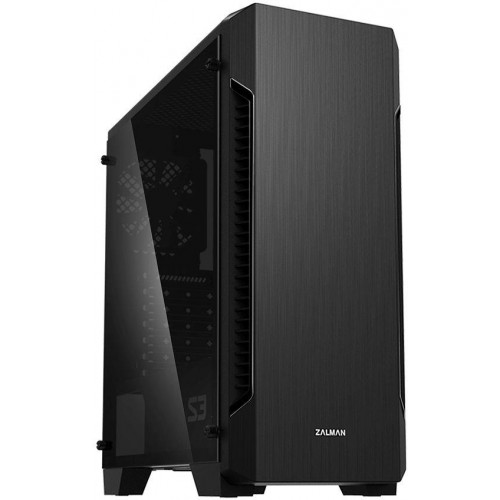 Корпус Zalman S3 TG черный ATX с 5 вентиляторами, USB 2.0/3.0 и аудио разъемом - идеальный выбор для вашего ПК